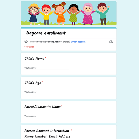 Daycare Enrollment