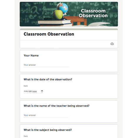 Classroom Observation