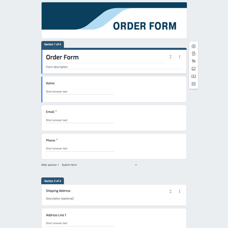 Order Form