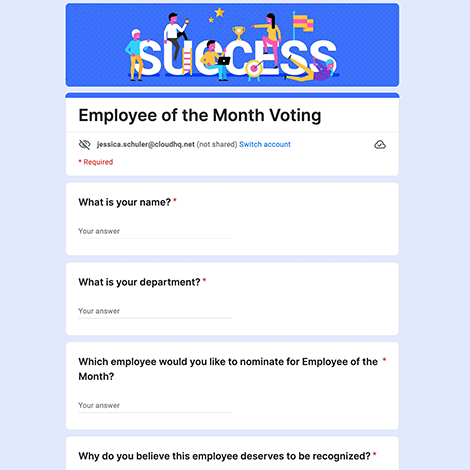 Employee of the Month Voting