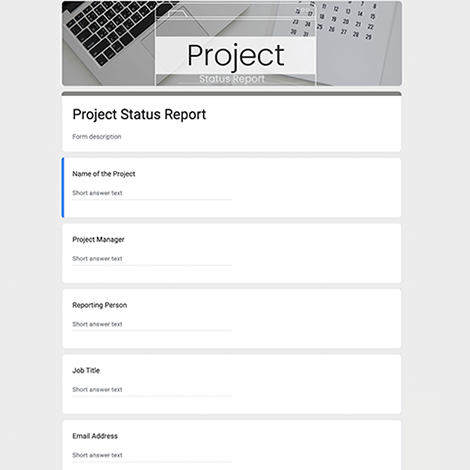 Project Status Report