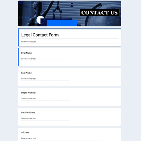 Legal Contact Form