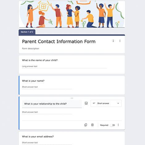 Parent Information Form